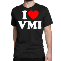 Vmi Love Heart College University Alumni T Shir Classic T-shirt | Artistshot