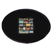 Electronic Musician Synthesizers And Drum Machine Dj Oval Patch | Artistshot