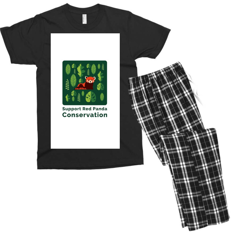 Red Panda Conservation 2019 Men's T-shirt Pajama Set by Cherylijn | Artistshot