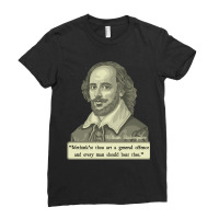 Shakespeare Insult Ladies Fitted T-shirt | Artistshot