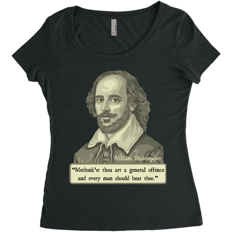 Shakespeare Insult Women's Triblend Scoop T-shirt by cm-arts | Artistshot