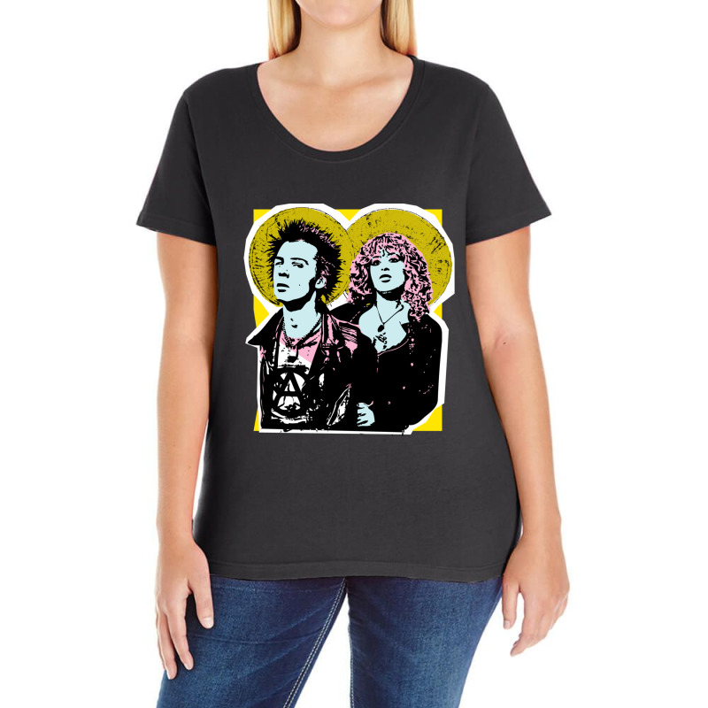 Sid And Nancy Ladies Curvy T-Shirt by cm-arts | Artistshot