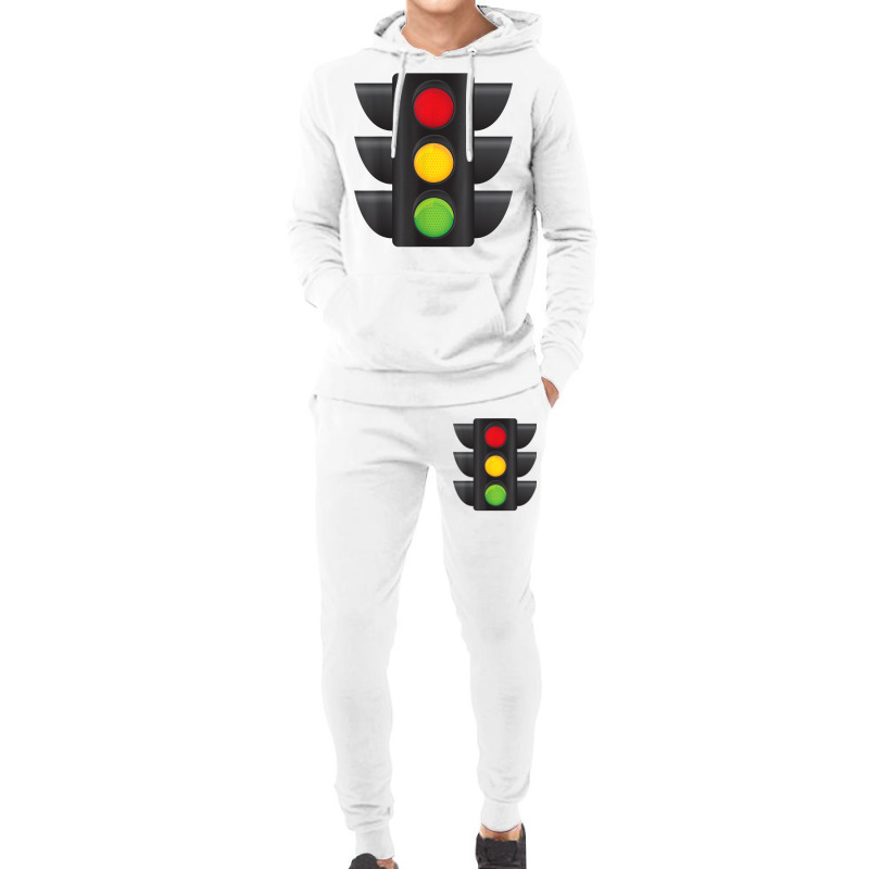 Traffic Light Halloween Costume Stop Go Green Yellow Red T Shirt Hoodie & Jogger Set | Artistshot