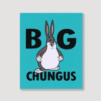 Big Chungus Portrait Canvas Print | Artistshot