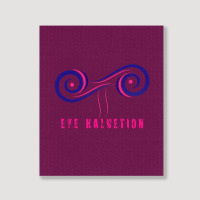 #eye Haluetion T Shirt Design (spreadshirt).png Portrait Canvas Print | Artistshot