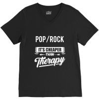 Pop Rock Novely Pop Rock Quoe V-neck Tee | Artistshot