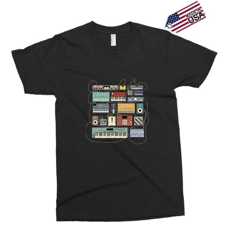 Electronic Musician Synthesizers And Drum Machine Dj Exclusive T-shirt | Artistshot