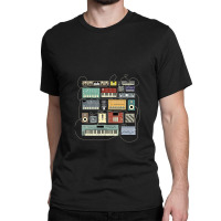 Electronic Musician Synthesizers And Drum Machine Dj Classic T-shirt | Artistshot