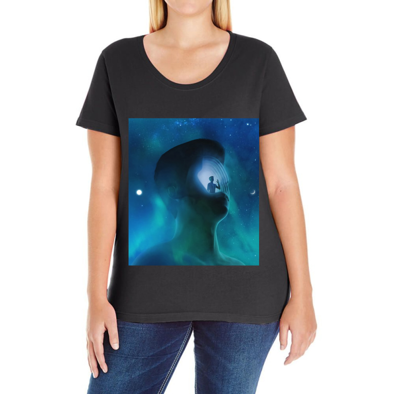 Presence Petit Biscuit Ladies Curvy T-Shirt by cm-arts | Artistshot