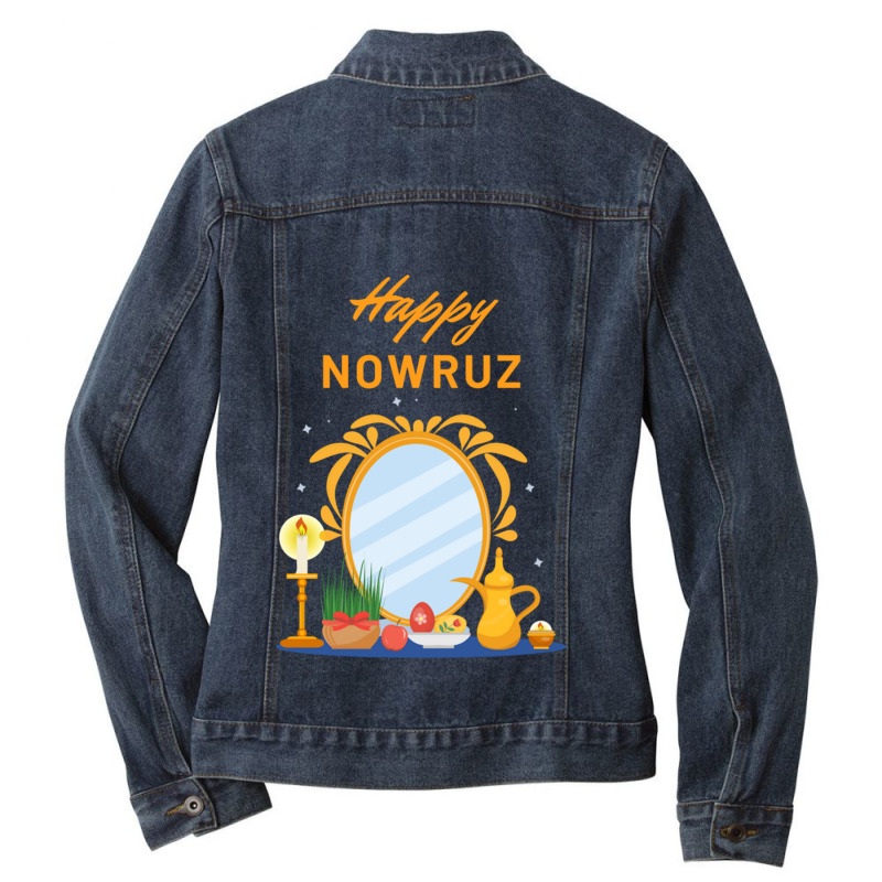 Nowruz Ladies Denim Jacket by cm-arts | Artistshot