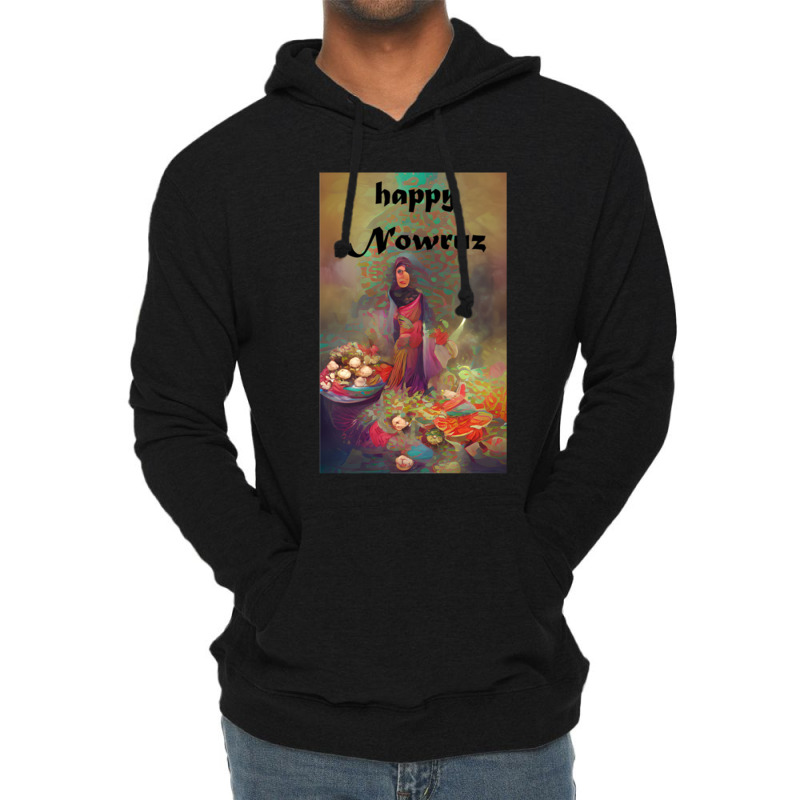 Nowruz - Art Made By Ai Lightweight Hoodie | Artistshot