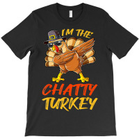 Chatty Turkey Matching Family Group Thanksgiving Party T-shirt | Artistshot