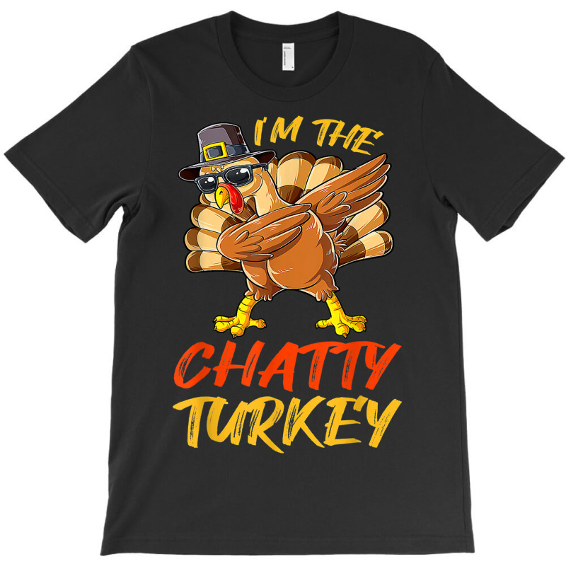 Chatty Turkey Matching Family Group Thanksgiving Party T-shirt | Artistshot