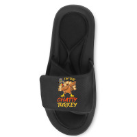 Chatty Turkey Matching Family Group Thanksgiving Party Slide Sandal | Artistshot