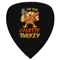 Chatty Turkey Matching Family Group Thanksgiving Party Shield S Patch | Artistshot