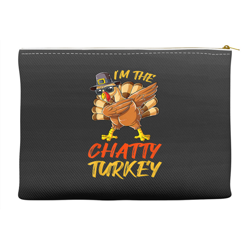 Chatty Turkey Matching Family Group Thanksgiving Party Accessory Pouches | Artistshot