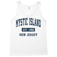 Womens Mystic Island New Jersey Nj Vintage Athletic Sports Design V Ne Tank Top | Artistshot