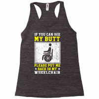 Wheelchair Handicap Amputee Disability Paraplegic T Shirt Racerback Tank | Artistshot