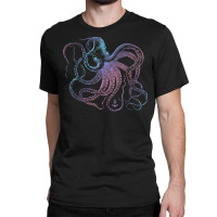 Octopus Shirt Cool Vintage Marine Biologist Ocean Sea Life 1 T Shirt Classic T-shirt | Artistshot