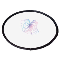 Octopus Shirt Cool Vintage Marine Biologist Ocean Sea Life 1 T Shirt Oval Patch | Artistshot