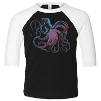 Octopus Shirt Cool Vintage Marine Biologist Ocean Sea Life 1 T Shirt Toddler 3/4 Sleeve Tee | Artistshot