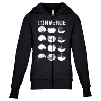 Converge And Women Youth Zipper Hoodie | Artistshot