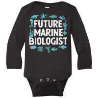 Oceanography Future Marine Biologist Long Sleeve Baby Bodysuit | Artistshot