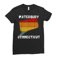 Retro Waterbury Connecticut Apparel T Shirt Ladies Fitted T-shirt | Artistshot