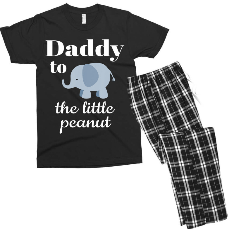 Matching Baby Shower Couples Elephant Daddy Peanut Men's T-shirt Pajama Set | Artistshot