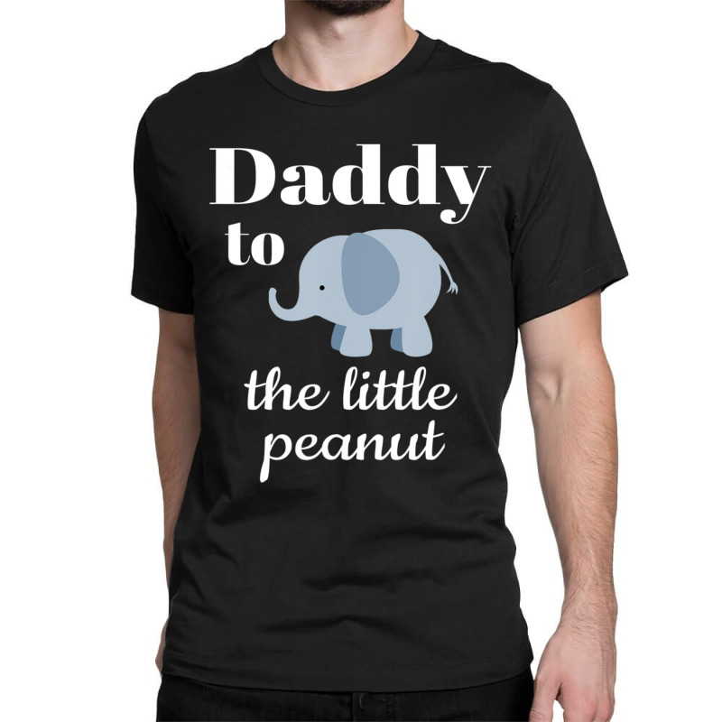 Matching Baby Shower Couples Elephant Daddy Peanut Classic T-shirt | Artistshot