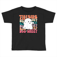 This Is Boo Sheet, Ghost Skull Pumpkin Halloween Retro T Shir Toddler T-shirt | Artistshot