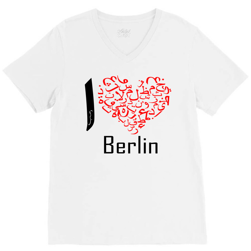 Berlin V-Neck Tee by nowlam | Artistshot