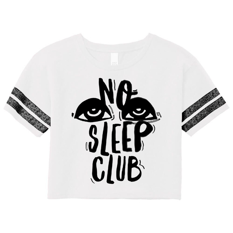 A Girl Who Loves No Sleep Club Cute Photographic Scorecard Crop Tee by TERRANCECOTT | Artistshot