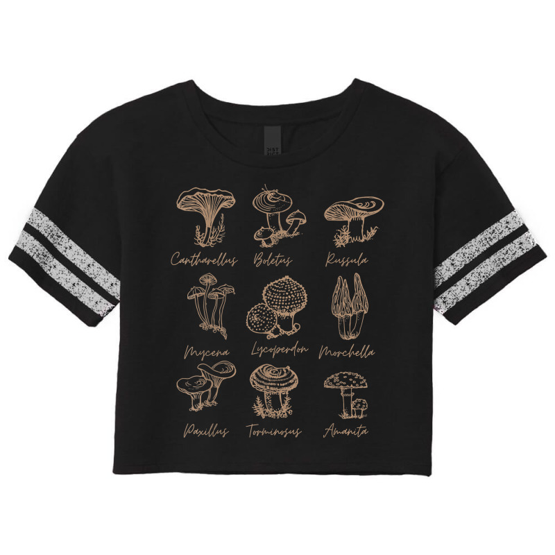 Fungi Mushroom Lover Shirt Mycology Vintage Goth Style T Shirt Scorecard Crop Tee by cm-arts | Artistshot