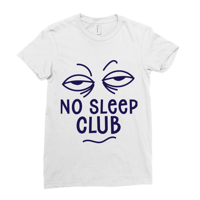 Awesome Since No Sleep Club Gift Men Women Sleepy Eyes Team Boys Girls Ladies Fitted T-Shirt by TERRANCECOTT | Artistshot