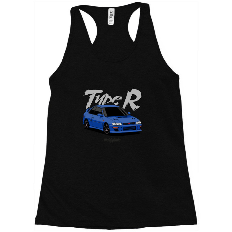 Impreza Type R (blue) Racerback Tank by RickyRamshur | Artistshot