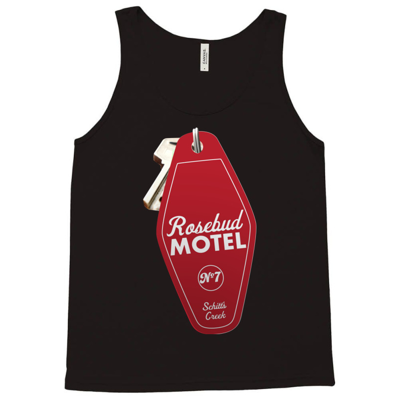 Schitt S Creek Rosebud Motel Key Tag For Room 7 Retro Design In Red Tank Top by CHRISTOPHEBARRERAS | Artistshot