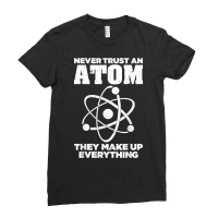 Funny Atom Art Men Women Stem Molecule Chemistry Teacher T Shirt Ladies Fitted T-shirt | Artistshot