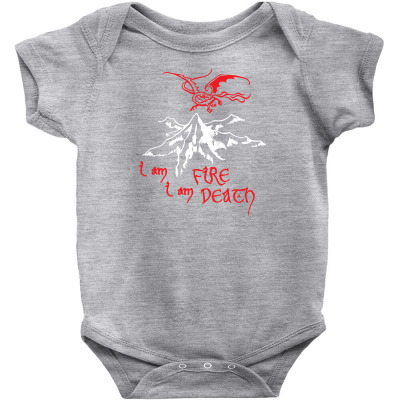 Fire And Death Baby Bodysuit Designed By Icang Waluyo