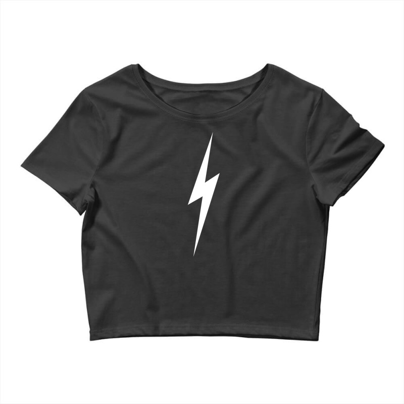 Lightning Bolt Crop Top by CindyBriner | Artistshot