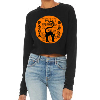 Wichita Copita Spell Black Cat Quote Halloween Pullover Hoodie Cropped Sweater | Artistshot