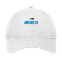 Team Anderson Surname Proud Family Last Name T Shirt Adjustable Cap | Artistshot