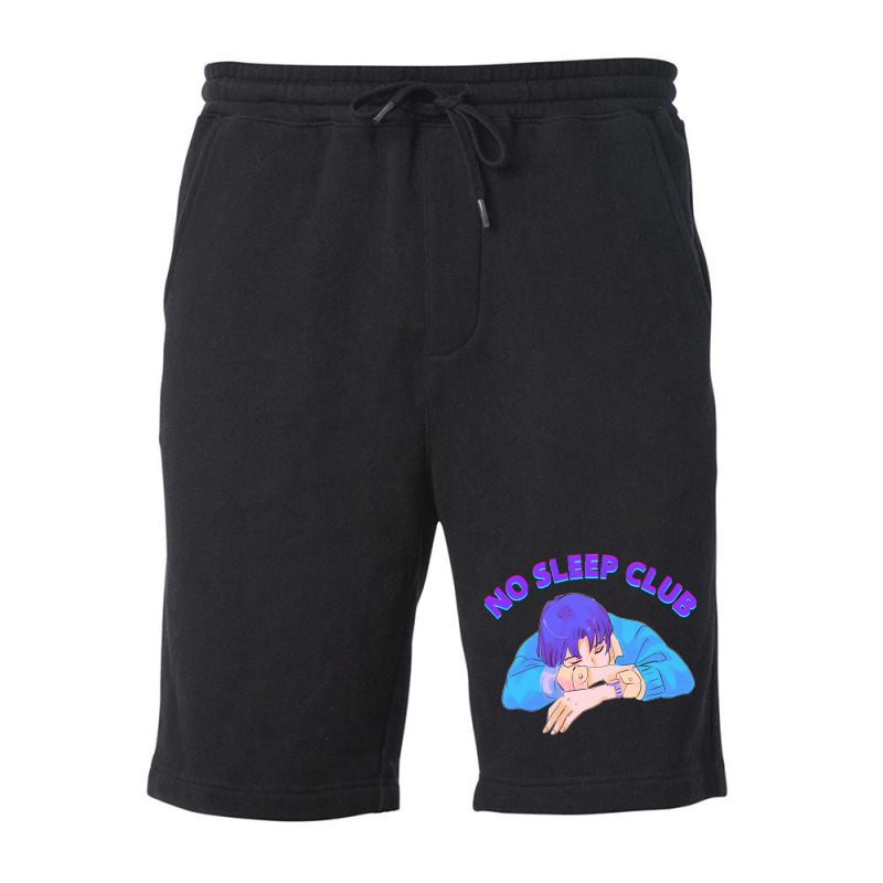 Girl Who Loves No Sleep Club For Sleepless Tired Be Anything Fleece Short by TERRANCECOTT | Artistshot