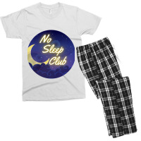 More Awesome Aesthetic No Sleep Club Funny Neon Night Sky Funny Let Me Men's T-shirt Pajama Set | Artistshot