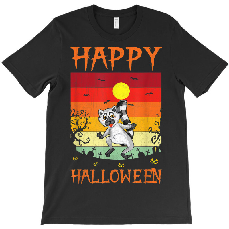 Retro Halloween Costumes Matching Lemur Halloween Party T-shirt | Artistshot