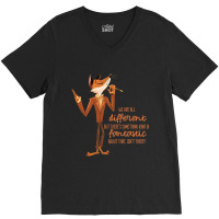 Fantastic Mr Fox Family V-neck Tee | Artistshot