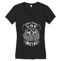 Heavy Fuckin Metal 1 Women's V-neck T-shirt | Artistshot