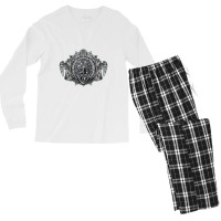 Aztec Angel Don't Blink   Doctor Who Men's Long Sleeve Pajama Set | Artistshot