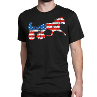 Vintage Harness Racer Usa Flag Trotting Horse Harness Racer T Shirt Classic T-shirt | Artistshot