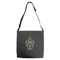 Campfire Skull Adjustable Strap Totes | Artistshot